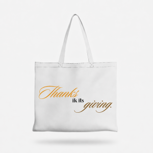 Bolsa tipo tote - Thanks ik is giving
