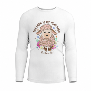 Camisetas de manga larga – Adulto (2XL-5XL) - The lord is my shepherd