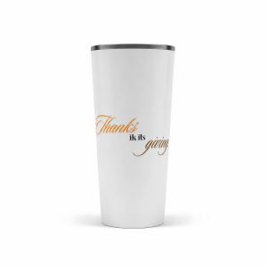 Vaso térmico de acero inoxidable (20 oz) - Thanks ik is giving