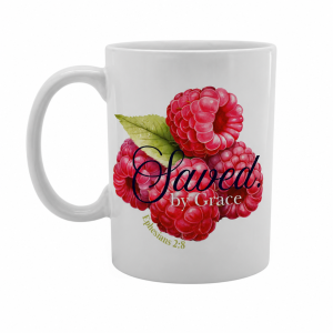 Tazas de cerámica (11 oz) - Saved by grace