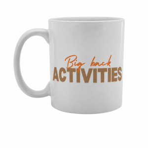 Tazas de cerámica (11 oz) - Big back activities