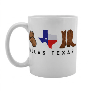 Tazas de cerámica (11 oz) - Dallas Texas