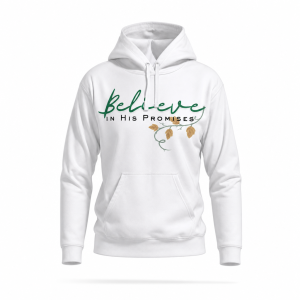 Sudadera con capucha juvenil Gildan Heavy Blend (XS-L) - Belive in his promises