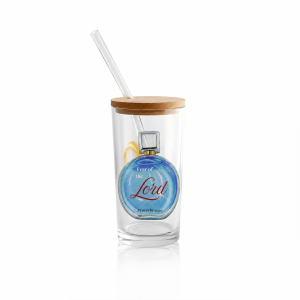 Vaso tipo lata transparente y esmerilado (16oz) - Fear of the lord
