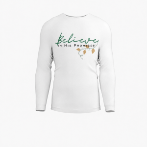 Camisetas de manga larga – Adulto (2XL-5XL) - Belive in his promises