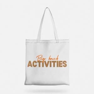 Bolsa tipo tote - Big back activities