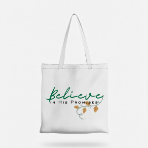 Bolsa tipo tote - Belive in his promises