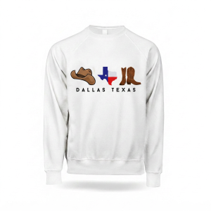 Sudadera cuello redondo Heavy Blend – Adulto (2XL–5XL) - Dallas Texas