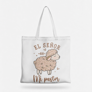 Bolsa tipo tote - El señor es mi pastor