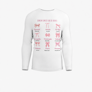 Camisetas de manga larga – Adulto (2XL-5XL) - Dios dice que soy