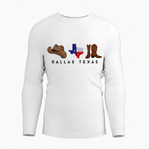 Camisetas de manga larga – Adulto (XS-XL) - Dallas Texas