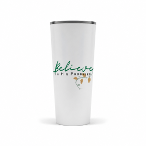 Vaso térmico de acero inoxidable (20 oz) - Belive in his promises